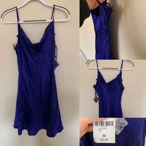 Silk Crowel neck dress